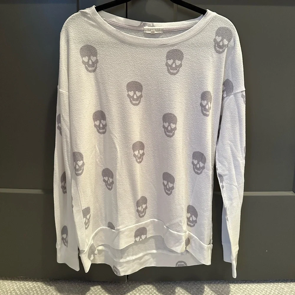 PJ Salvage Skull Print Pajama Set - Picture 2 of 7